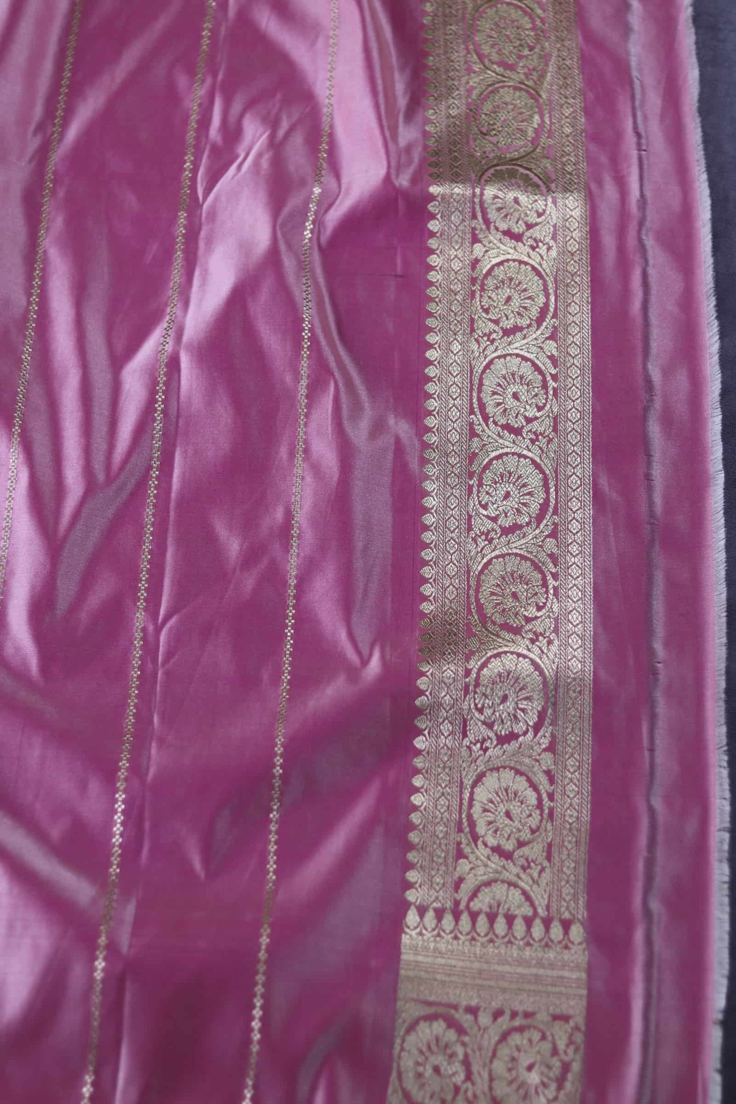 Pink Mashru Rangkat Banarasi Silk saree