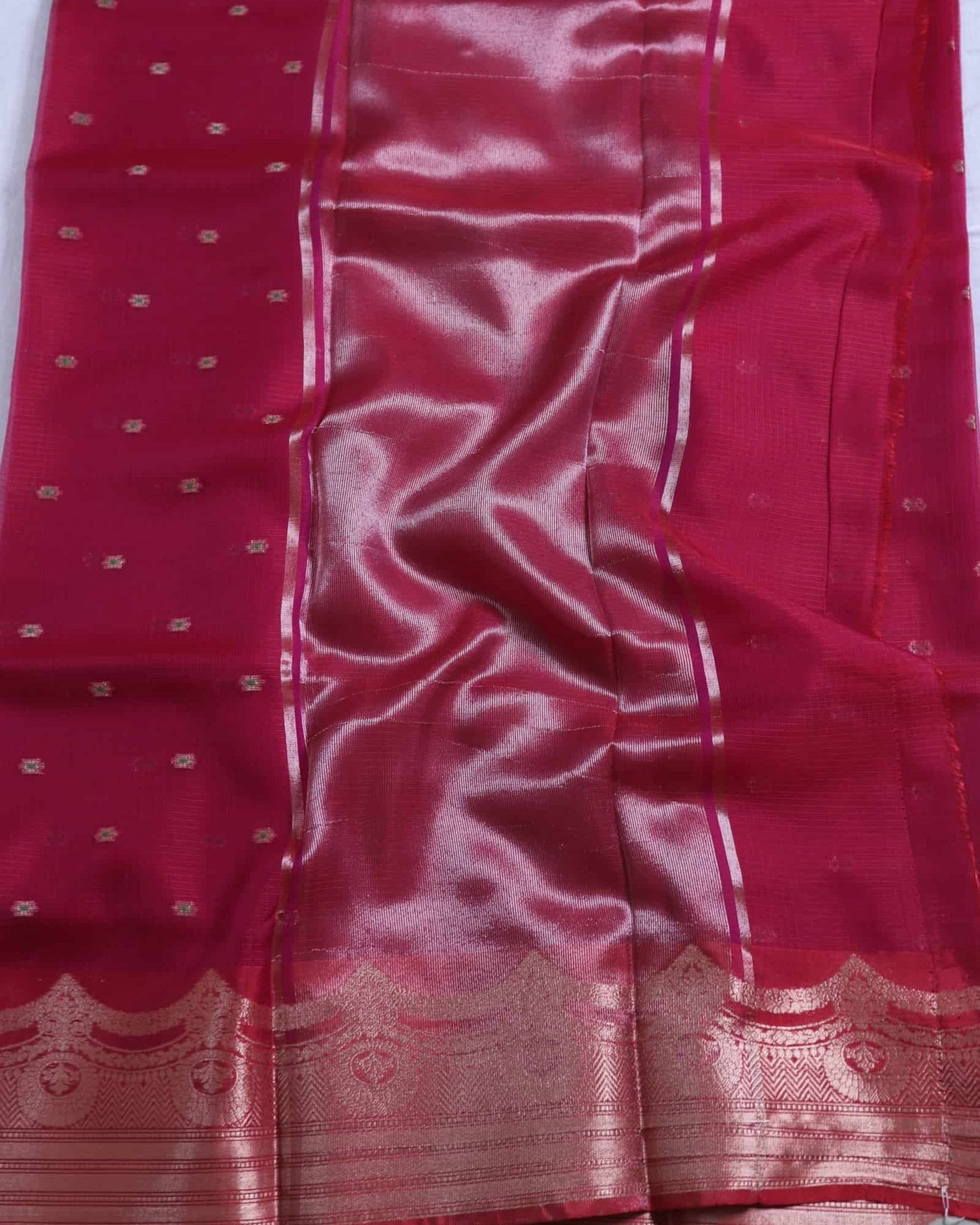 Ruby Kota Silk Saree