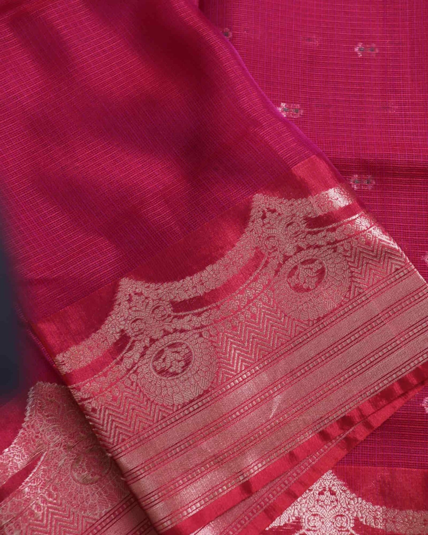 Ruby Kota Silk Saree