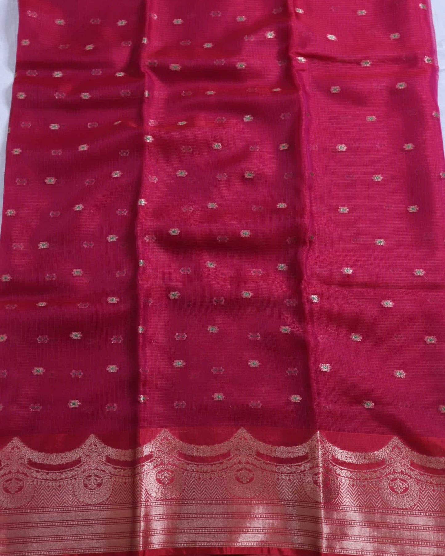 Ruby Kota Silk Saree