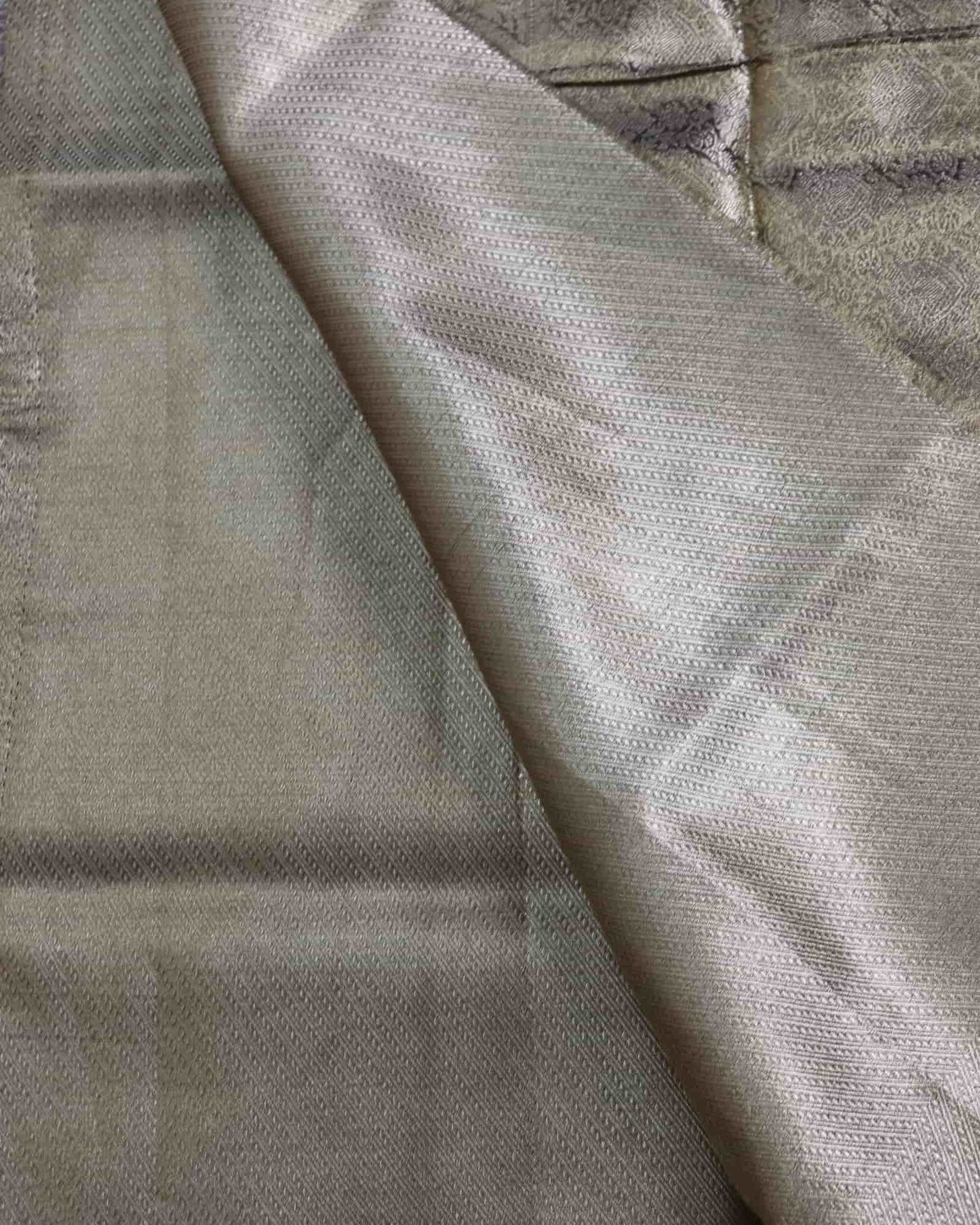 Olive Tissue Silk Banarasi Saree