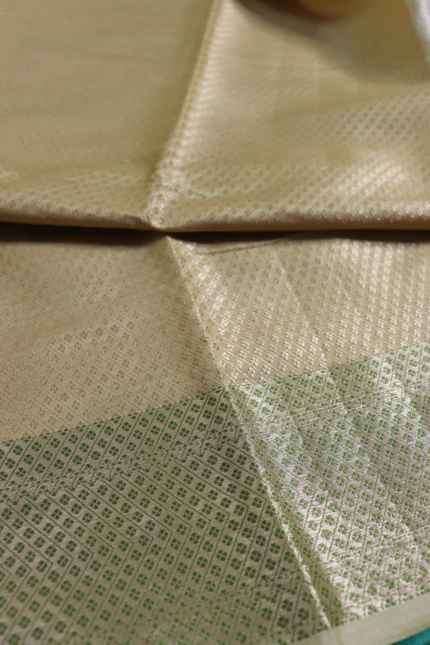 Green Tussar Silk Saree