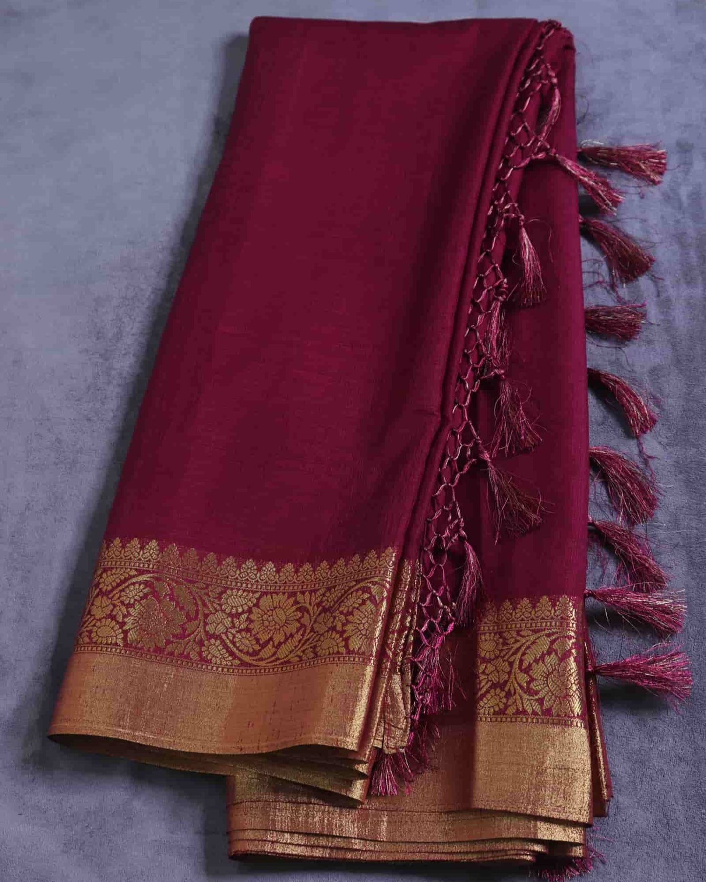 Maroon South Silk Saree