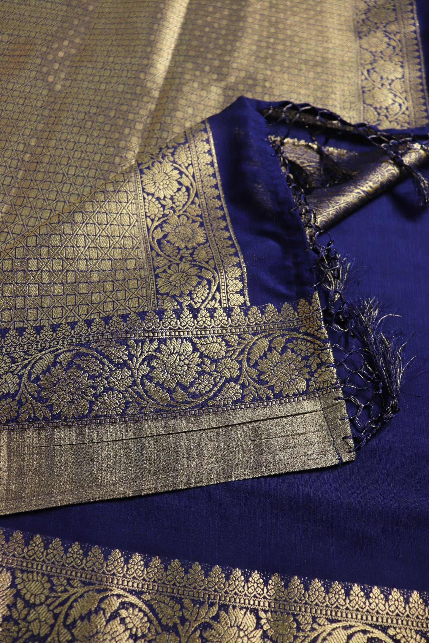 Blue South Silk Saree